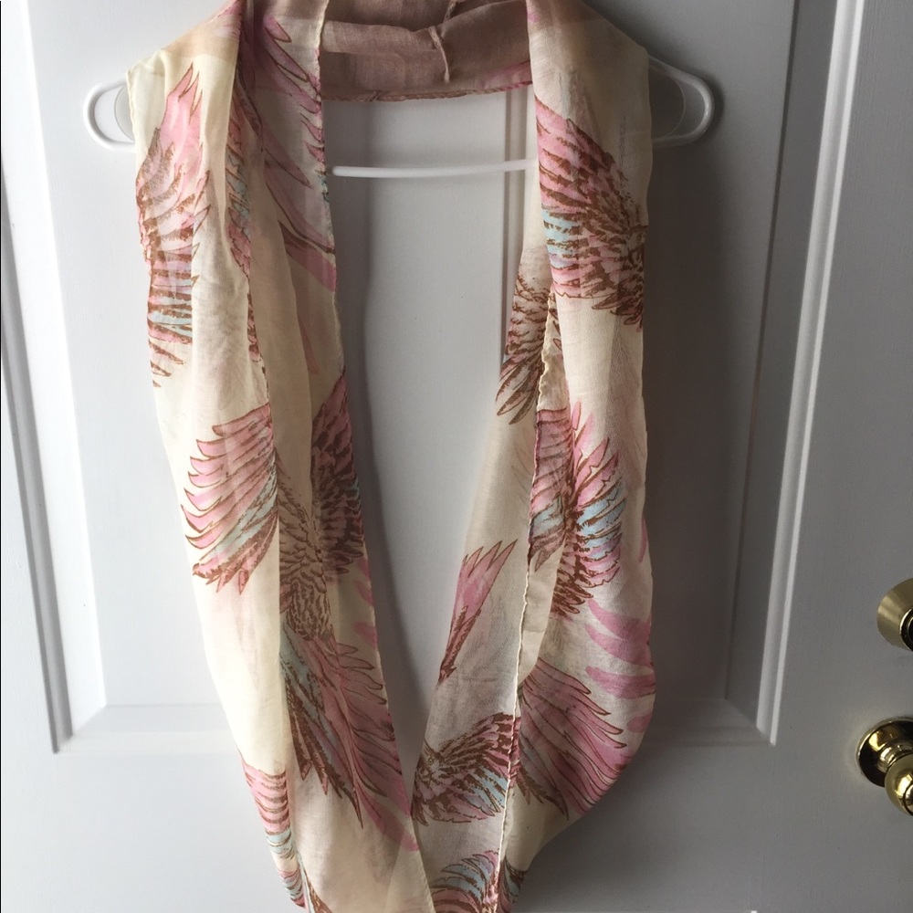 Canary print eternity scarf